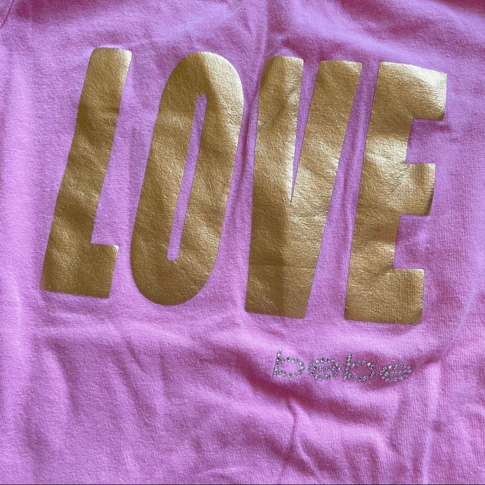Bebe Foil Love tee - Picture 3 of 4